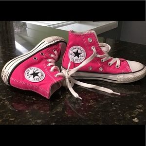 Hot Pink Chuck Taylor AllStars Converse high top